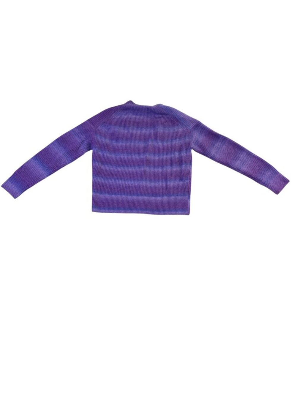 Loft Womens Purple Button-Up Cardigan Sweater Size Medium Ribbed Knit - Picture 3 of 6